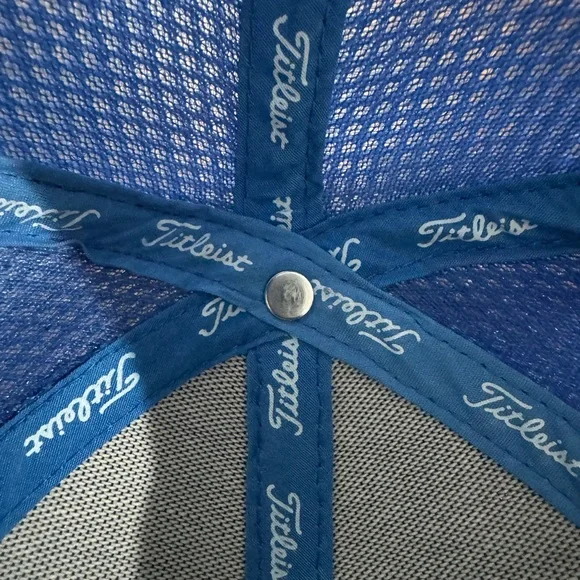 Mens Titleist Blue Mesh Baseball Cap Size M-L - Picture 11 of 14